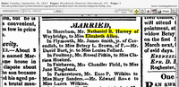 Nathaniel B. marriage