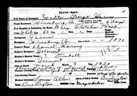 Walter George Harvey - Vermont Death Records, 1909-2008